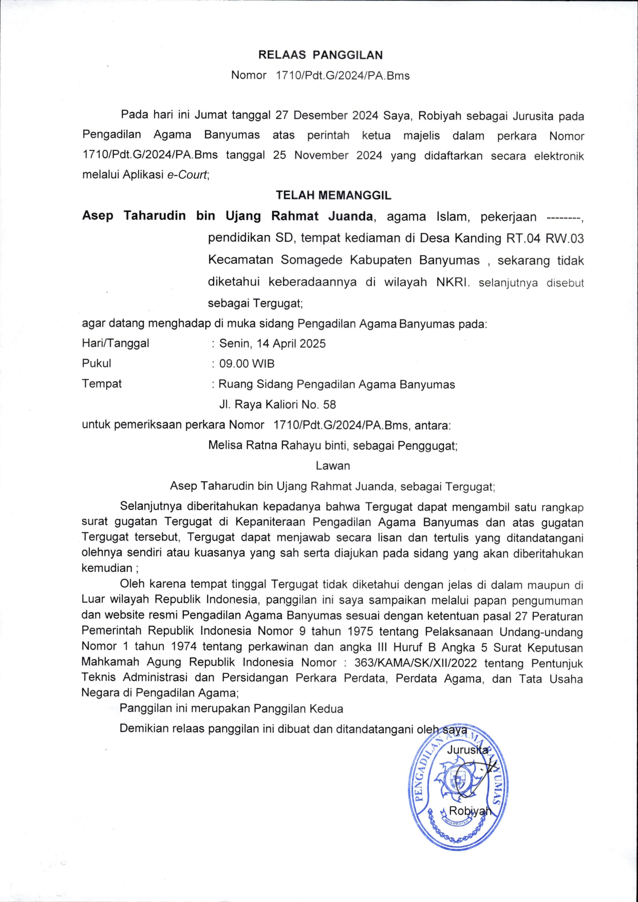 relaas no 1710 page 0001