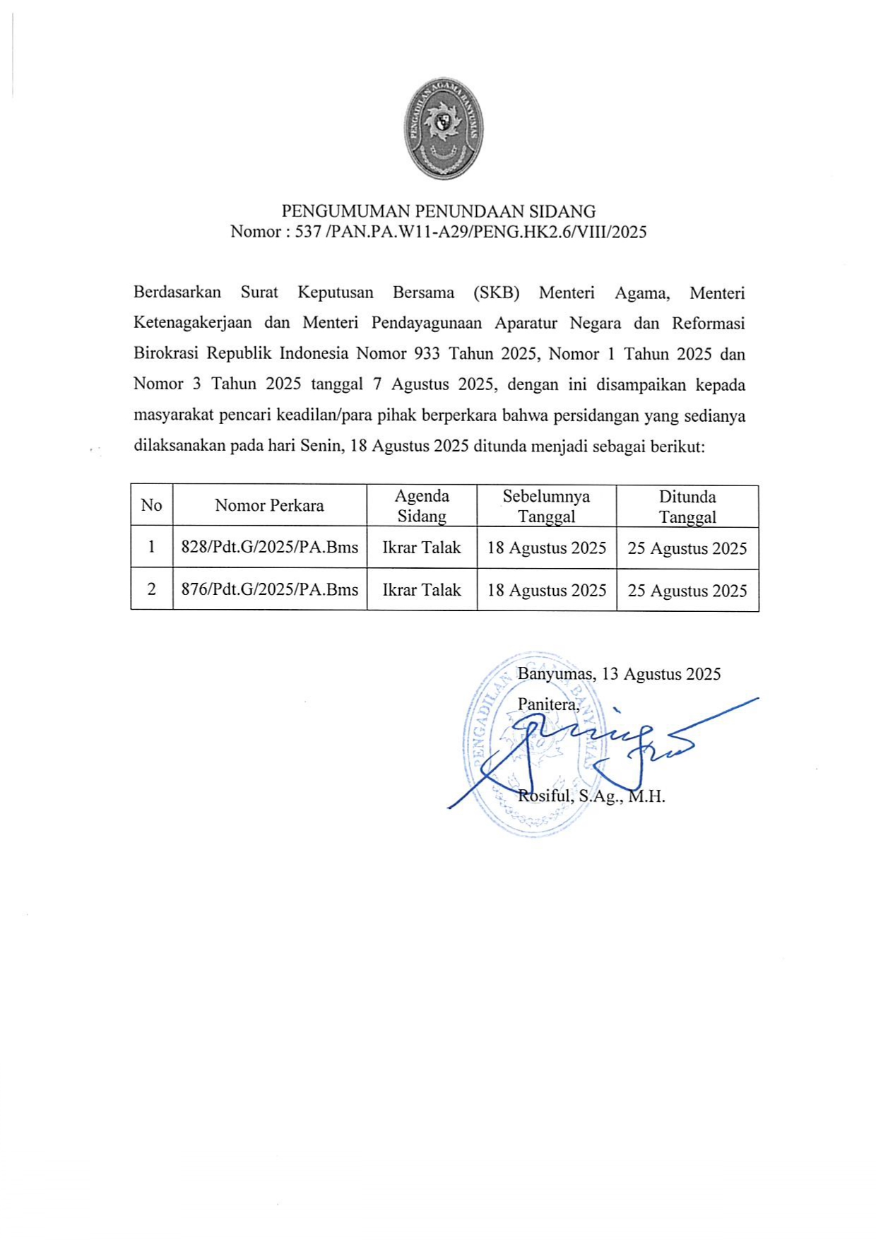 pengumuman penundaan sidang 13 08 2025 113031 page 0001