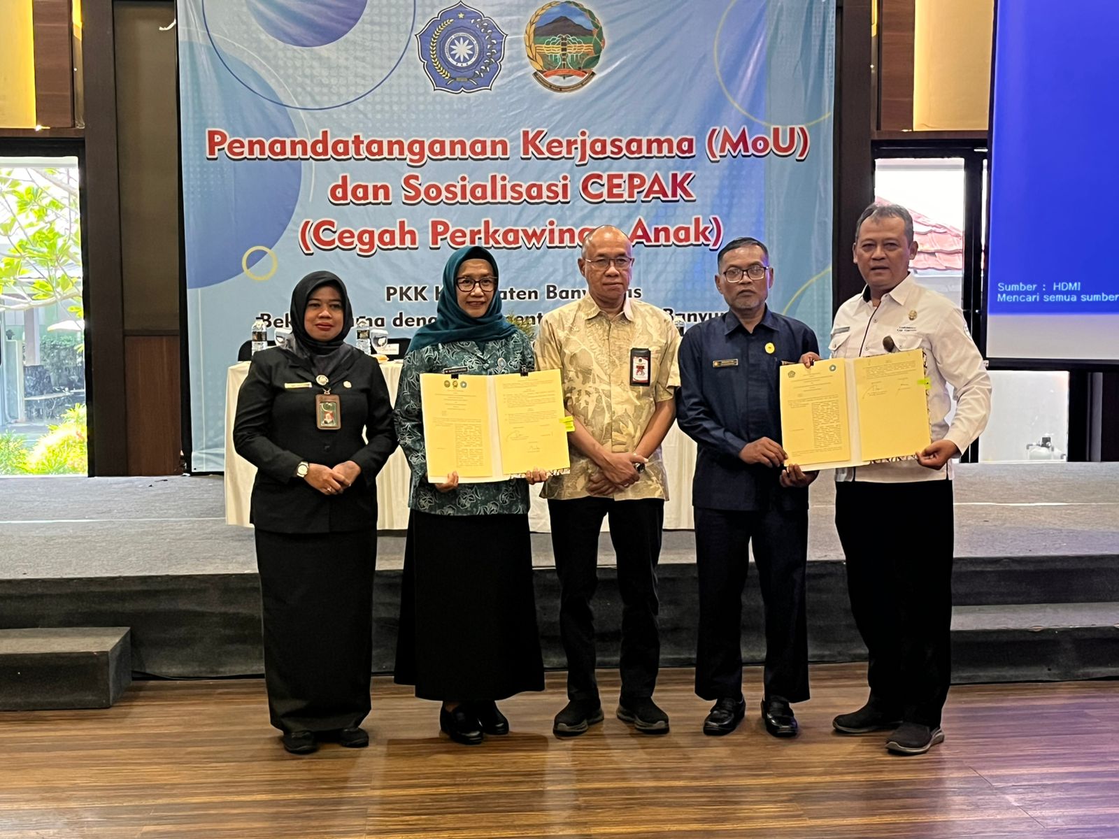 Penandatanganan MoU Pencegahan Perkawinan Anak