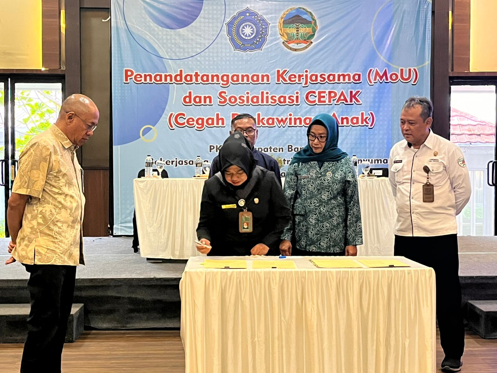 Penandatanganan MoU Pencegahan Perkawinan Anak